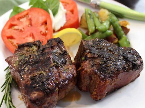 Rosemary Basil Grilled Lamb Chops