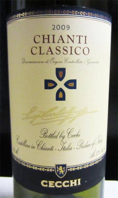 go italian with chianti