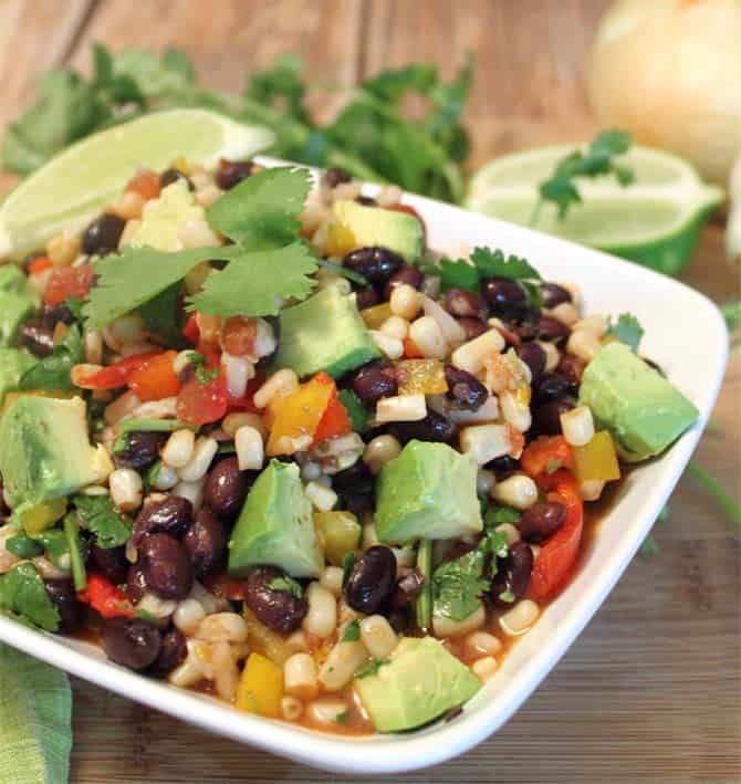 Protein Rich Black Bean Salad - 2 Cookin' Mamas