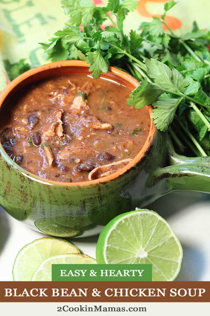 Easy Black Bean and Chicken Soup