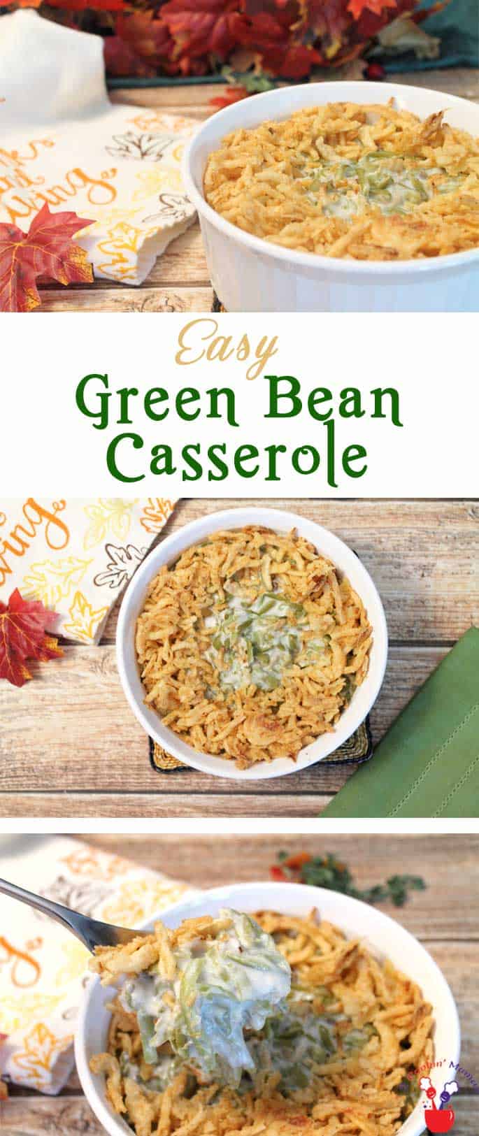 Traditional Green Bean Casserole - 2 Cookin' Mamas