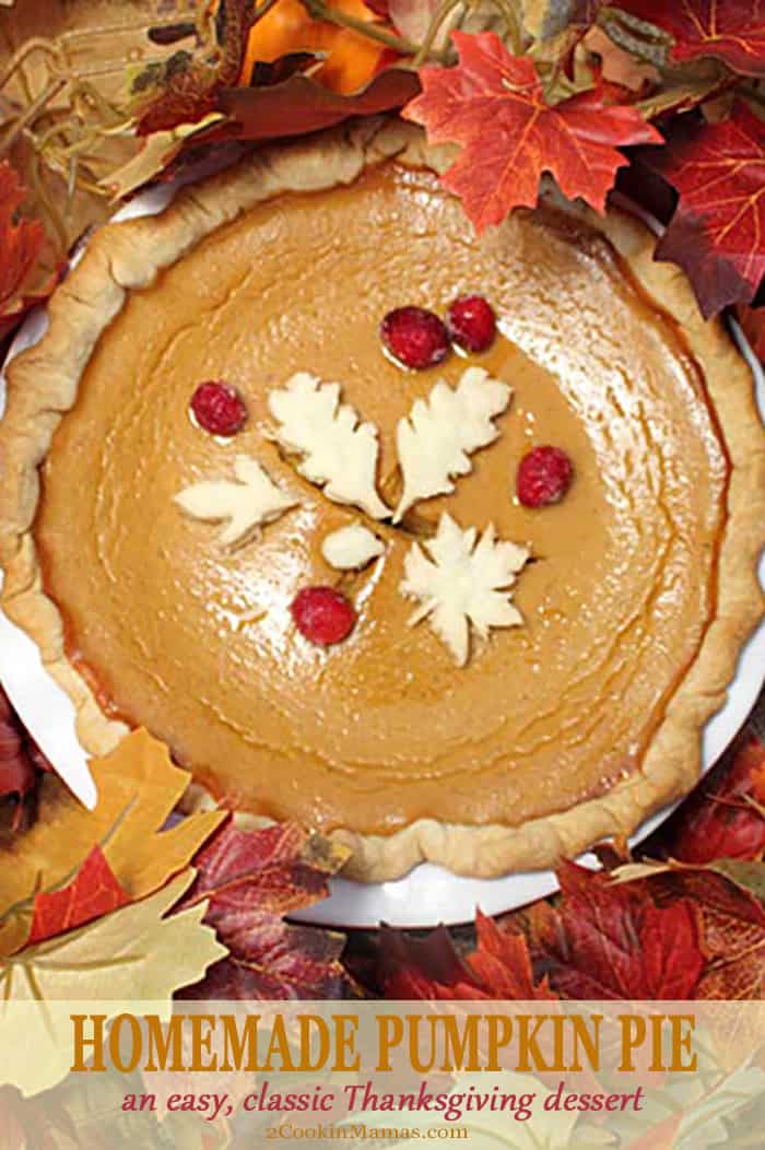 Mom always makes the best pumpkin pies - rich, creamy & with just the right amount of spices. Whip up the filling in one bowl then place in this buttery, flaky, easy to make crust. Gluten-free, no problem! A nut crust makes this a dessert everyone can enjoy for Thanksgiving. #pie #pumpkin #pie #Thanksgiving #dessert #easy #recipe #best #homemade #filling #glutenfree #piecrust #nutcrust