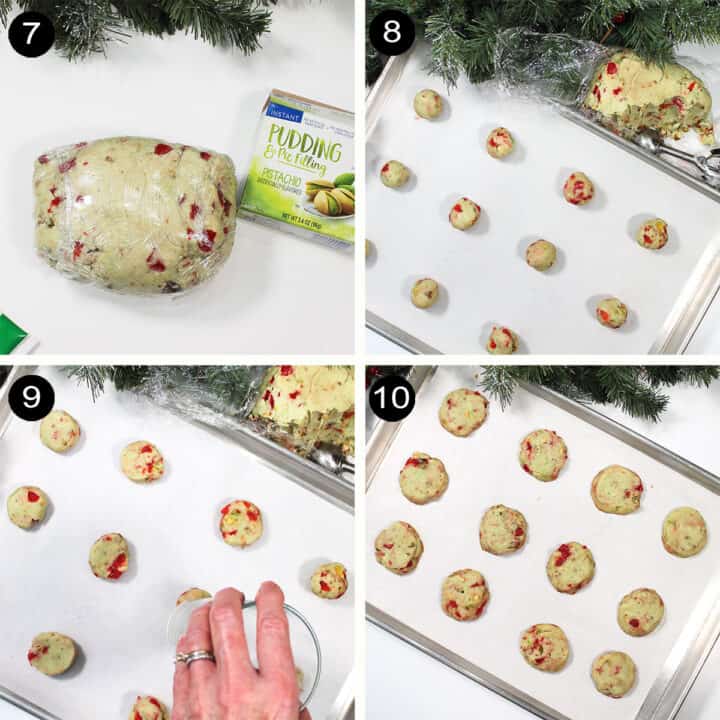 Pistachio Cherry Meltaway Cookies 2 Cookin Mamas