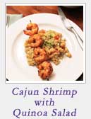 Cajun Shrimp with Quinoa Salad