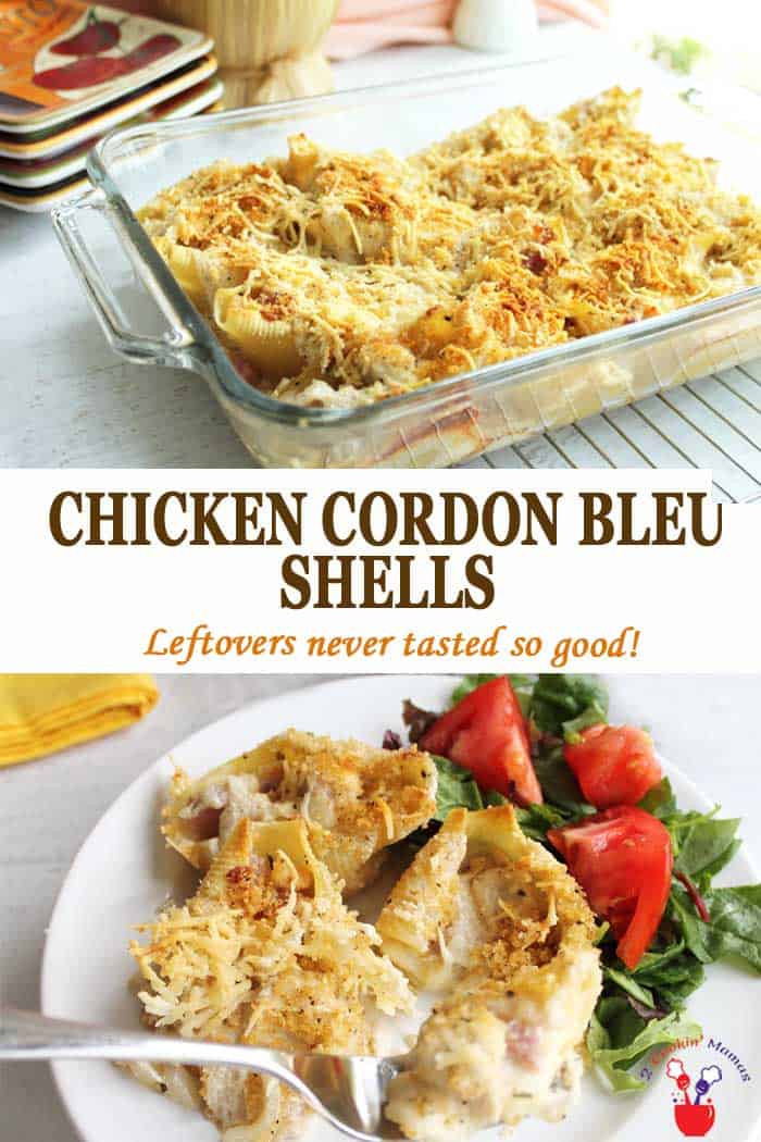 Chicken Cordon Bleu Shells