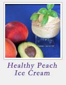 Healthy Peach Ice Cream