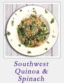 Southwest Quinoa and Spinach