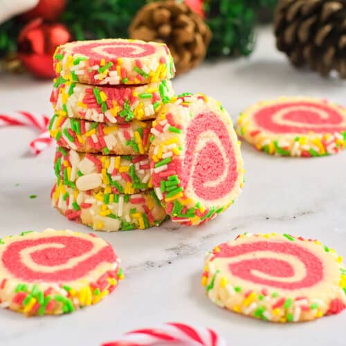 Peppermint Pinwheel with Frosted Sugar Cookie creamer. It's