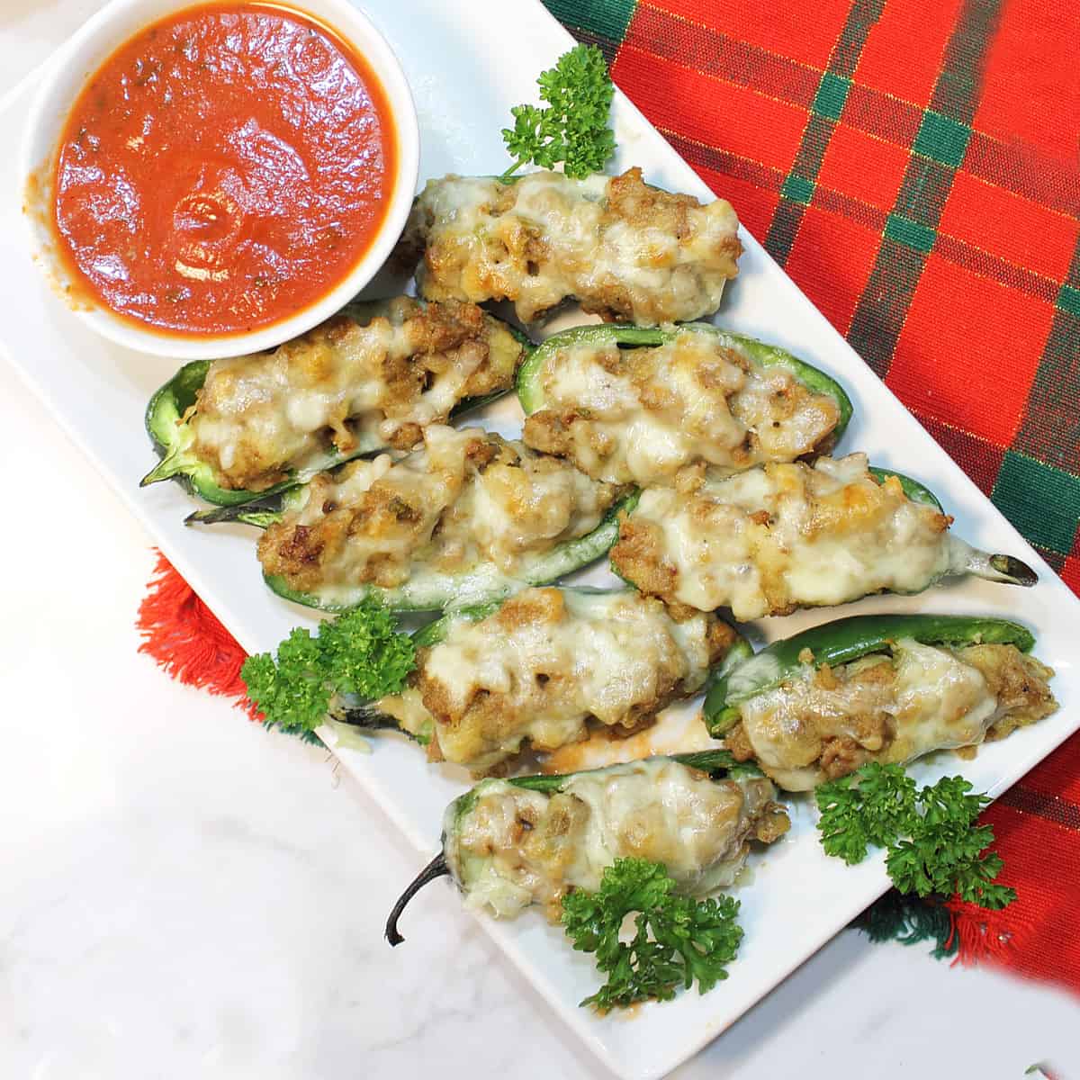 Easy Baked Jalapeno Poppers with Sausage 2 Cookin Mamas