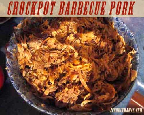 Crockpot BBQ Pork | 2CookinMamas