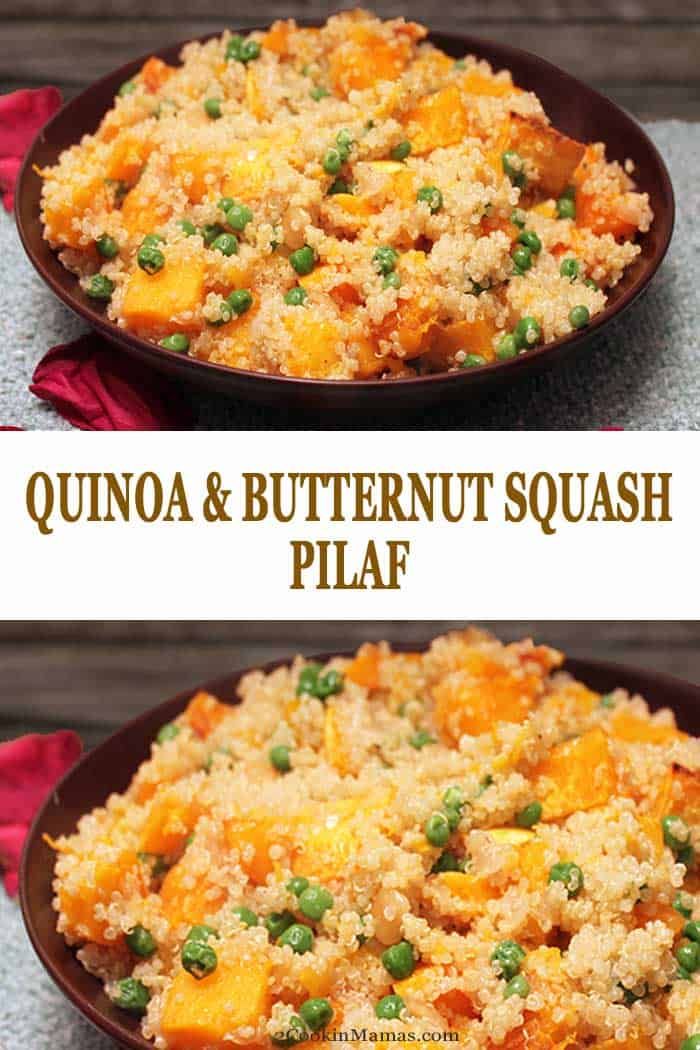 quinoa and butternut squash pilaf