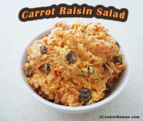 Carrot Raisin Salad | 2CookinMamas