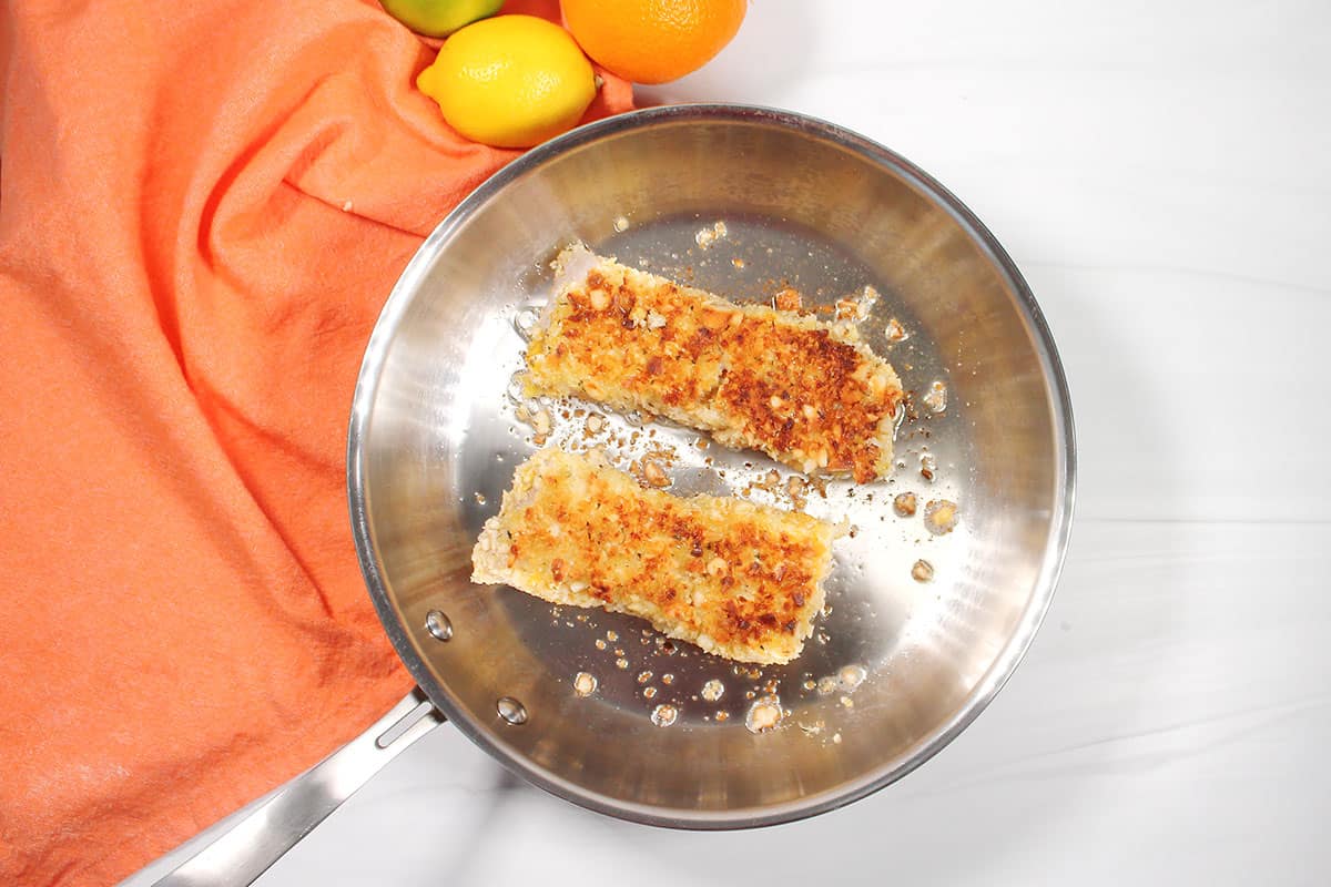 Fried and baked grouper.