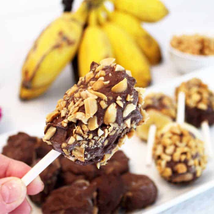 Chocolate Covered Bananas square | 2 Cookin Mamas