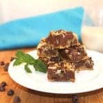 Chocolate Mint Cookie Bars square