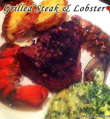 Grilled Steak and Lobster | 2CookinMamas
