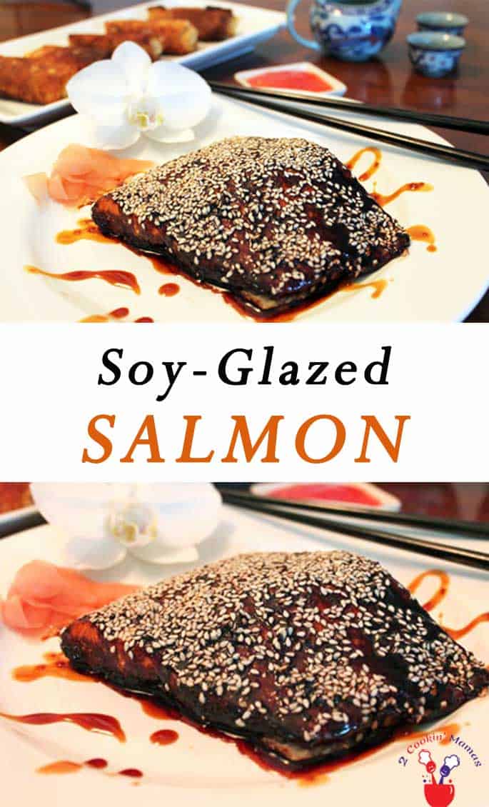 Soy Glazed Salmon | 2 Cookin Mamas