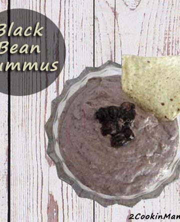 Black Bean Hummus | 2CookinMamas