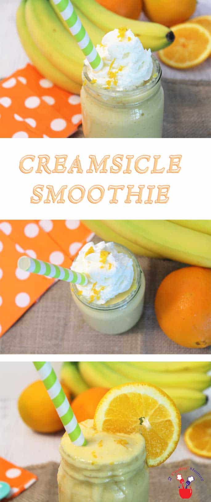 Our creamsicle smoothie tastes just like the famous ice cream pop, full of orange & vanilla flavor, AND it's healthy! Packed with protein, antioxidants & Vitamin C in every bite. #healthybreakfast #smoothie #creamsicle #oranges #proteinpacked