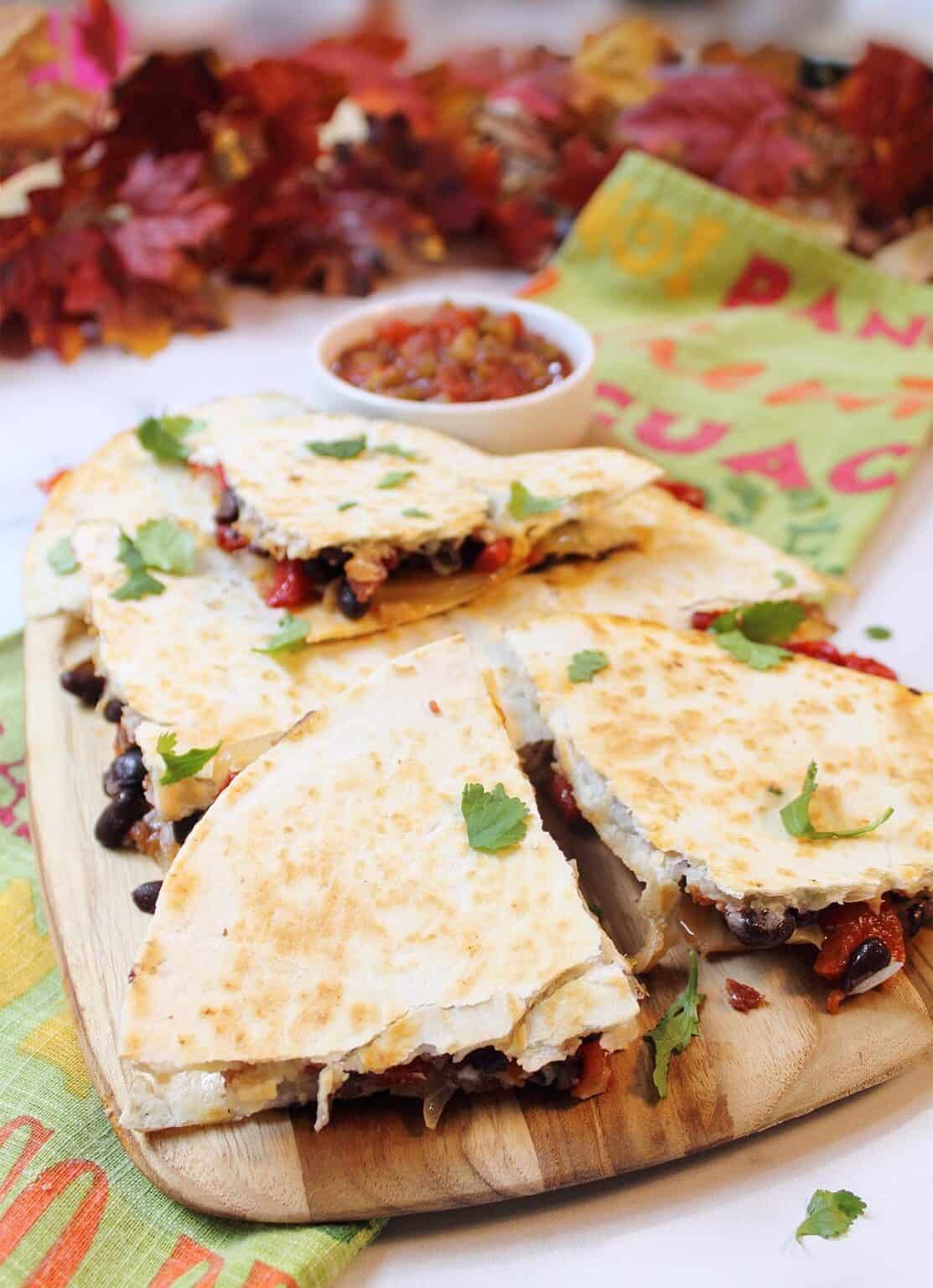 How to Make Roasted Red Pepper Quesadillas 2 Cookin Mamas