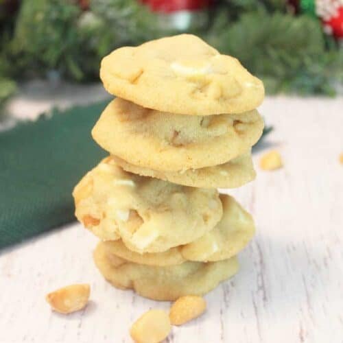 White Chocolate Macadamia Nut Cookies square