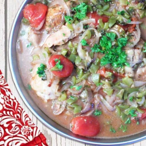 Instant Pot Chicken Cacciatore square
