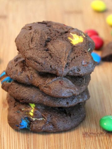 Chocolate Candy Cookies square
