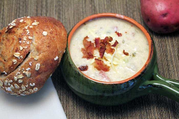 Baked Potato Soup 1 | 2 Cookin Mamas