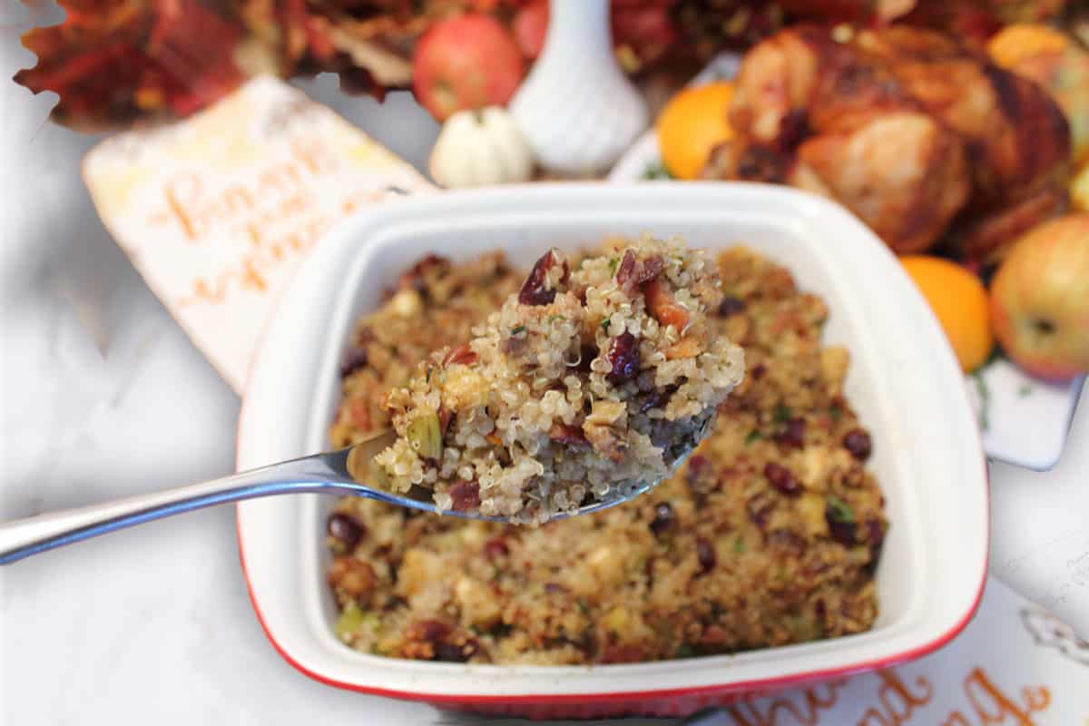 Best Quinoa Stuffing Recipe (Gluten Free) 2 Cookin Mamas