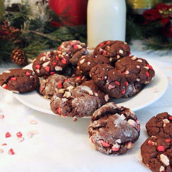 chocolate peppermint drops