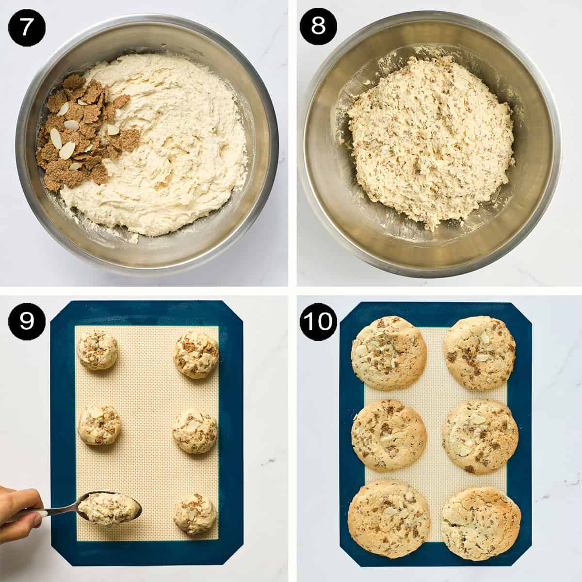 Final steps to make and bake cookies.