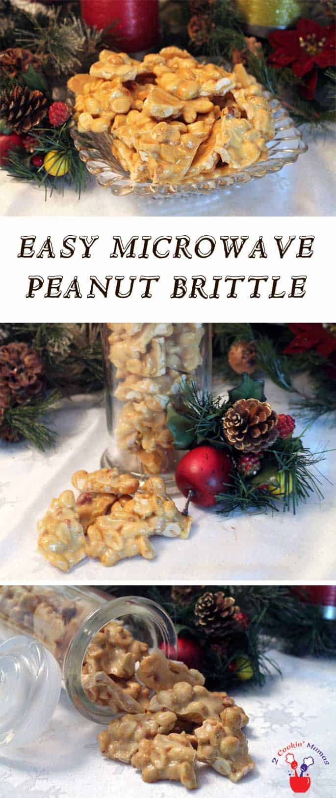 quick & easy microwave peanut brittle