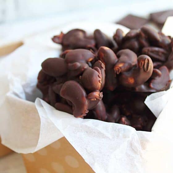 Easy Chocolate Covered Nuts 2 Cookin Mamas