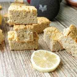 Lemon Chia Seed Protein Bars square | 2 Cookin Mamas