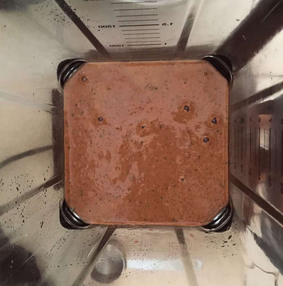 Blended mole sauce