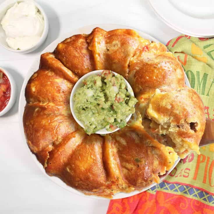 Overhead of taco ring.