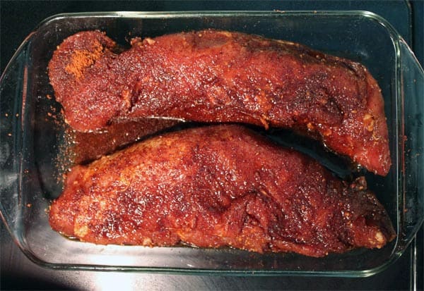 Sweet Asian Pork Loin with rub