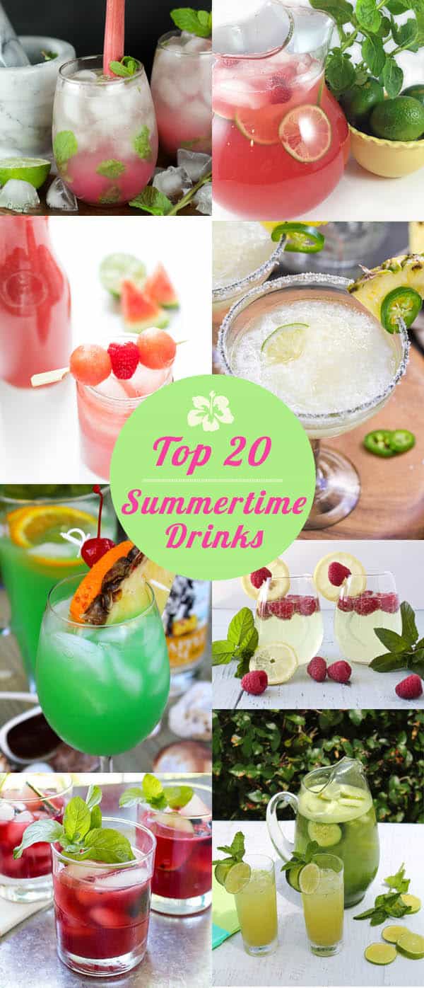 our top 20 summertime drinks