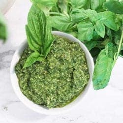 5 Minute Basil Pesto 2 Cookin Mamas