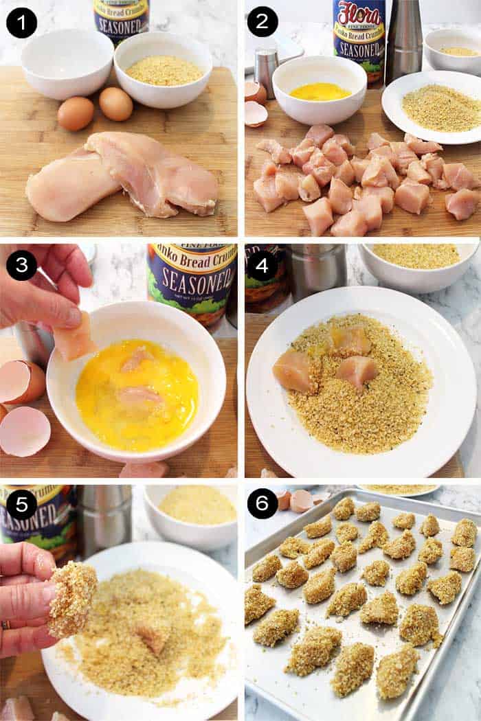Prep steps 1-6 for chicken