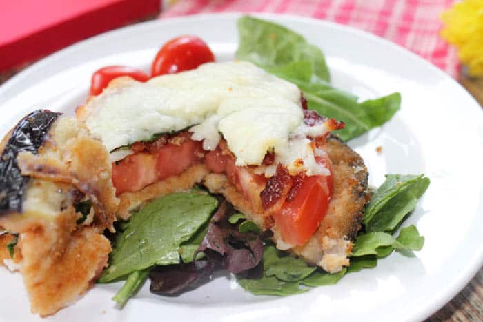 BLT Stacks with eggplant bite | 2 Cookin Mamas