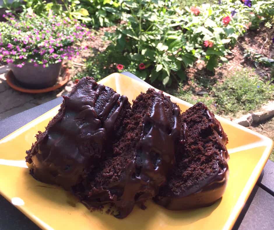 Moist & Rich Chocolate Pound Cake - 2 Cookin' Mamas