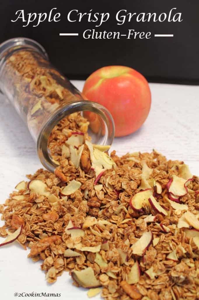 Apple Crisp Granola| 2CookinMamas