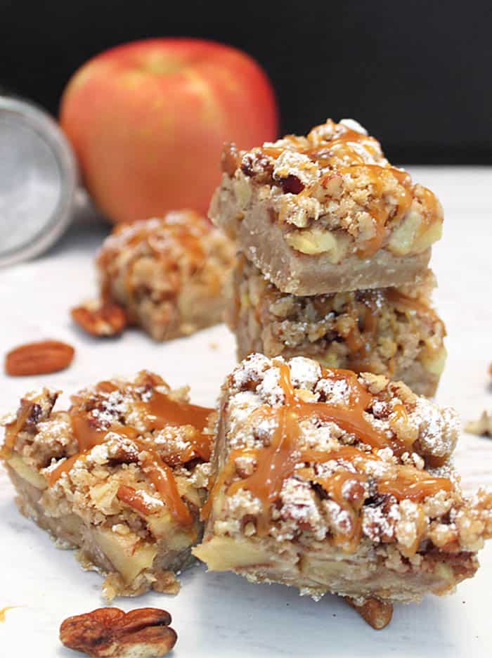 caramel apple bars – #creativecookieexchange