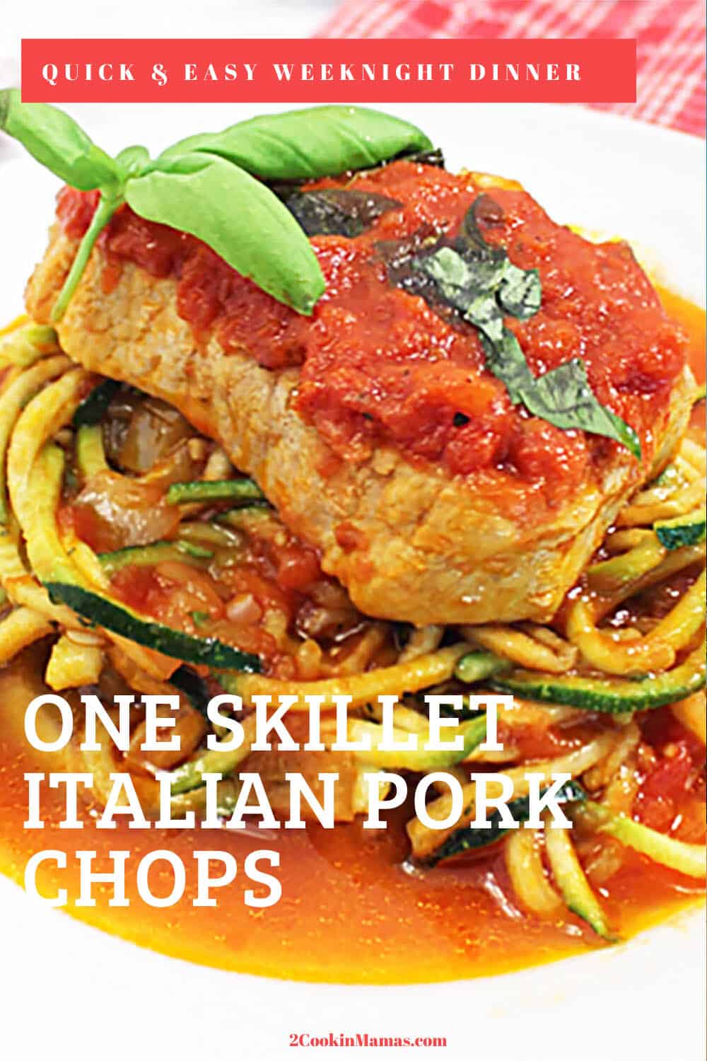 Easy Italian Pork Chops Recipe - 2 Cookin Mamas