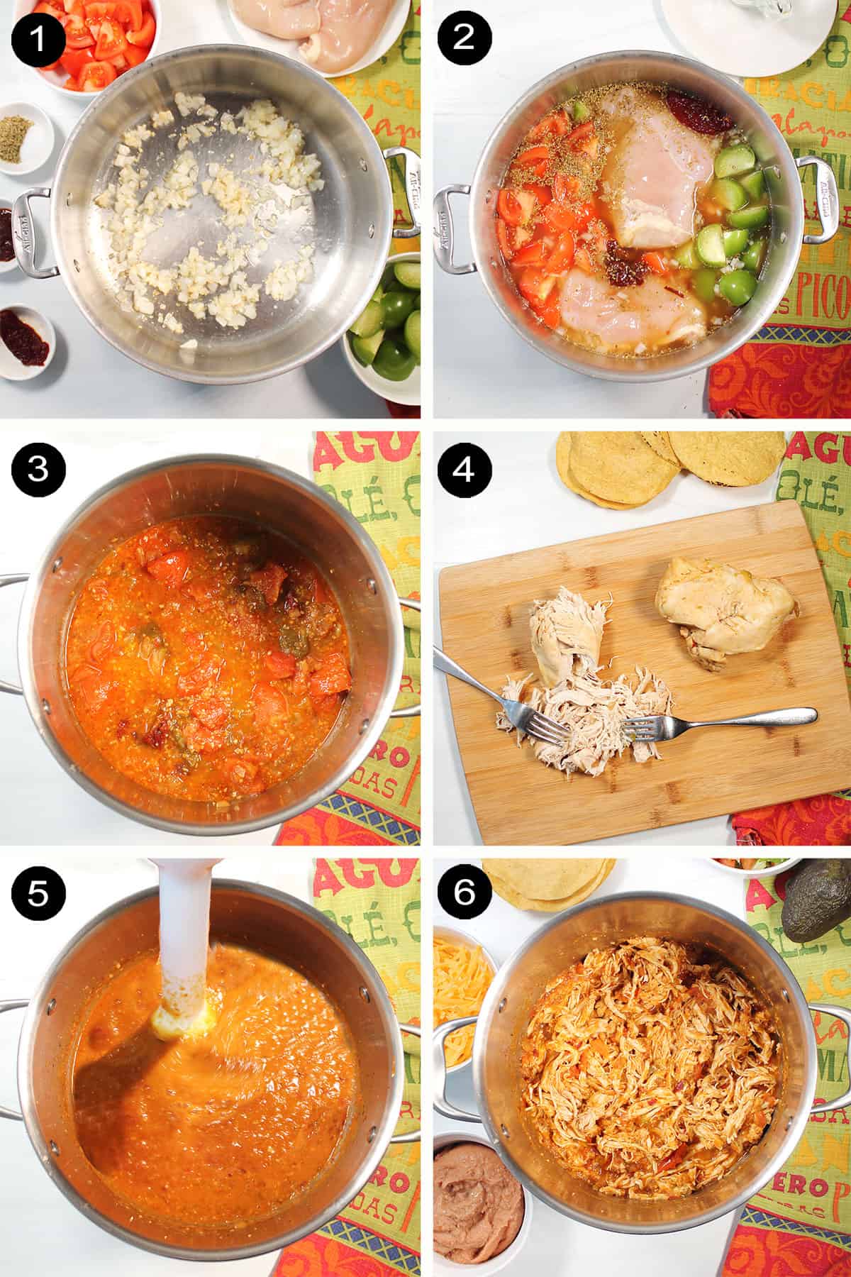 How to make tinga tostadas.