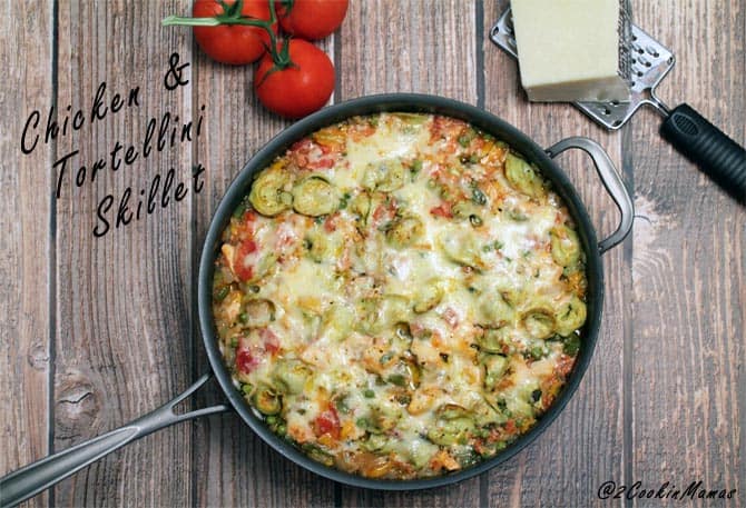 Chicken and Tortellini Skillet - 2 Cookin Mamas