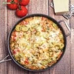Chicken and Tortellini Skillet square | 2 Cookin Mamas