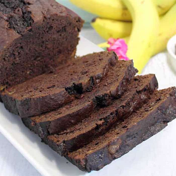 Double Chocolate Banana Bread 2 Cookin Mamas