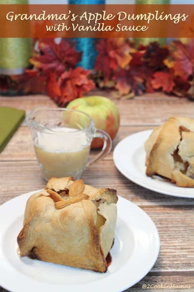 grandma’s best apple dumplings